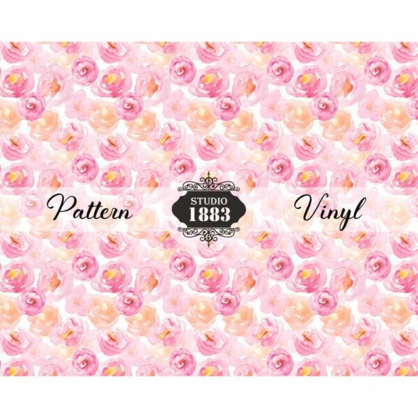 Pink Floral-Pattern Vinyl - Image 2