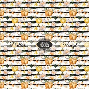 Pumpkins And Leaves-Pattern Vinyl