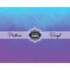 Purple Blue Watercolor-Pattern Vinyl - Image 2