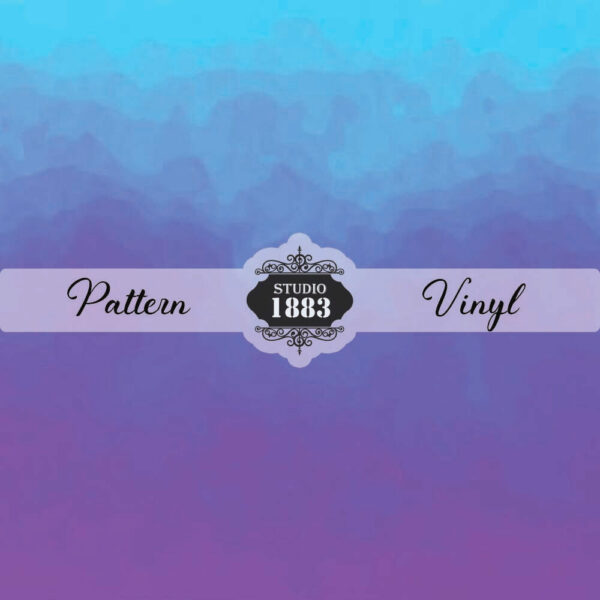 Purple Blue Watercolor-Pattern Vinyl