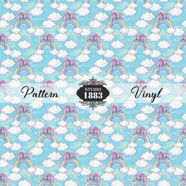 Rainbow Dragon-Pattern Vinyl