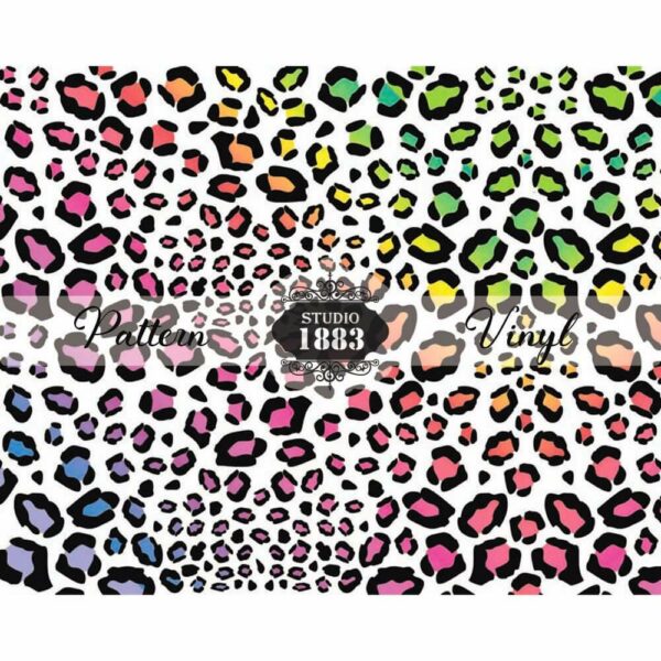 Rainbow Leopard-Pattern Vinyl - Image 2