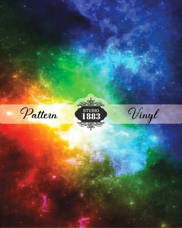 Rainbow Nebula-Pattern Vinyl - Image 2