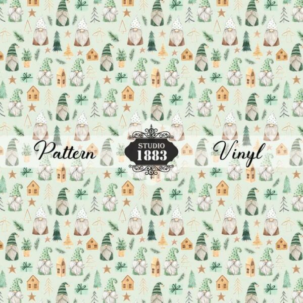Scandanavian Gnome-Pattern Vinyl