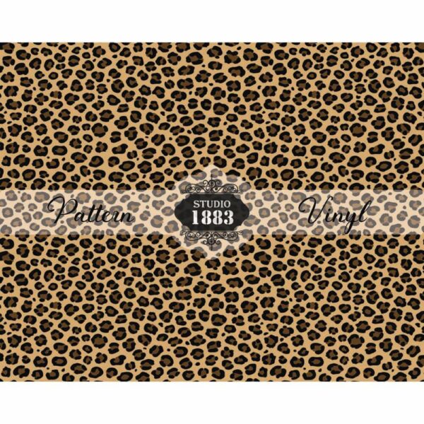 Small Brown Leopard-Pattern Vinyl - Image 2