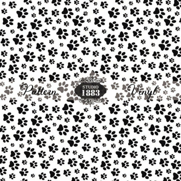 Small Paw Prints-Pattern Vinyl