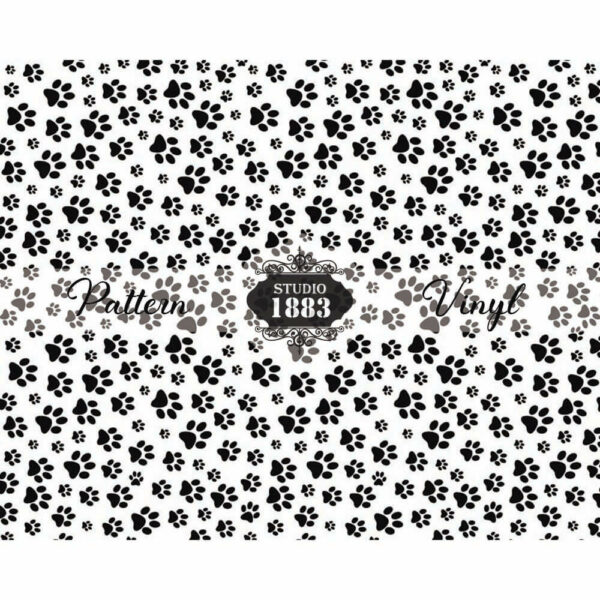 Small Paw Prints-Pattern Vinyl - Image 2