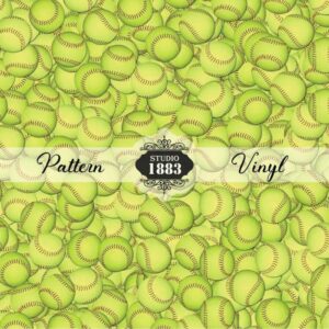 Softballs-Pattern Vinyl