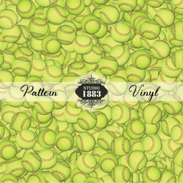 Softballs-Pattern Vinyl