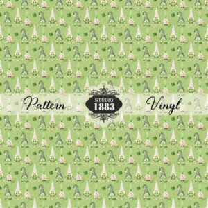 St Patrick Gnome-Pattern Vinyl