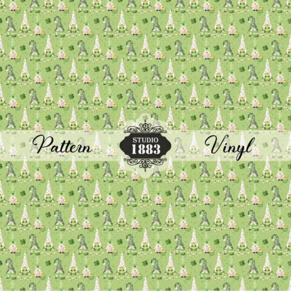 St Patrick Gnome-Pattern Vinyl