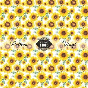 Sunflowers-A-Plenty-Pattern Vinyl