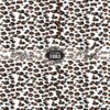 White Leopard-Pattern Vinyl