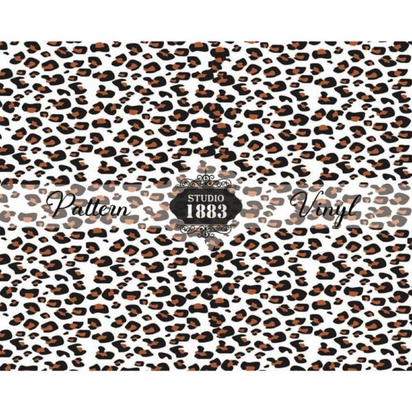 White Leopard-Pattern Vinyl - Image 2