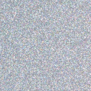 Silver Confetti Glitter HTV