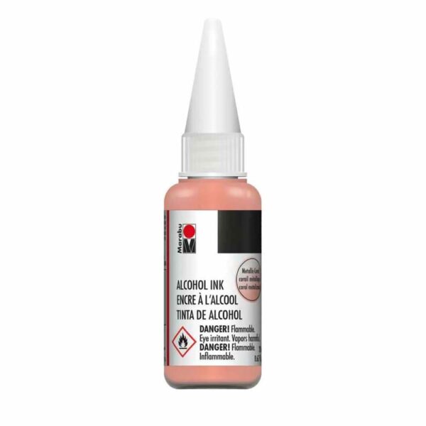 Marabu Alcohol Ink-736-Metallic Coral