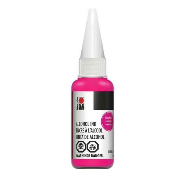 334-Neon Pink Alcohol Ink