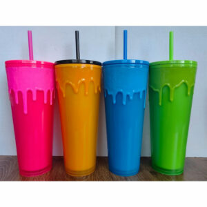 Glow In The Dark Drip Tumbler