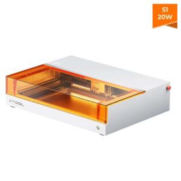 xTool S1 20 Watt Enclosed Diode Laser Cutter - White