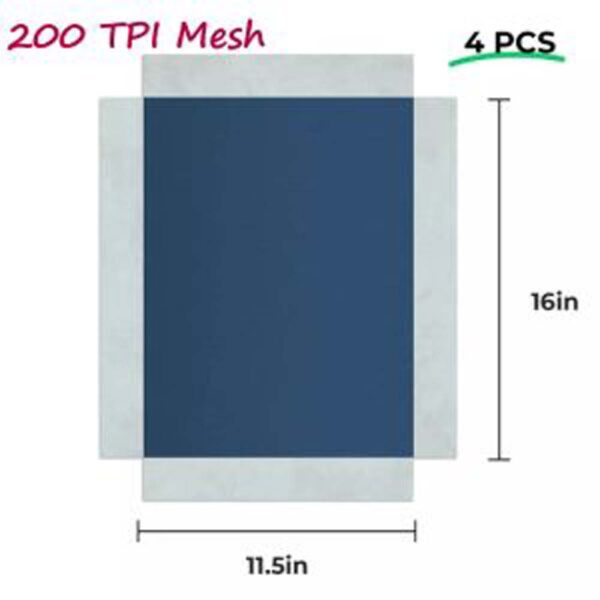 xTool 200 Mesh Screen Printer Coated Screens - 11.5"x16"